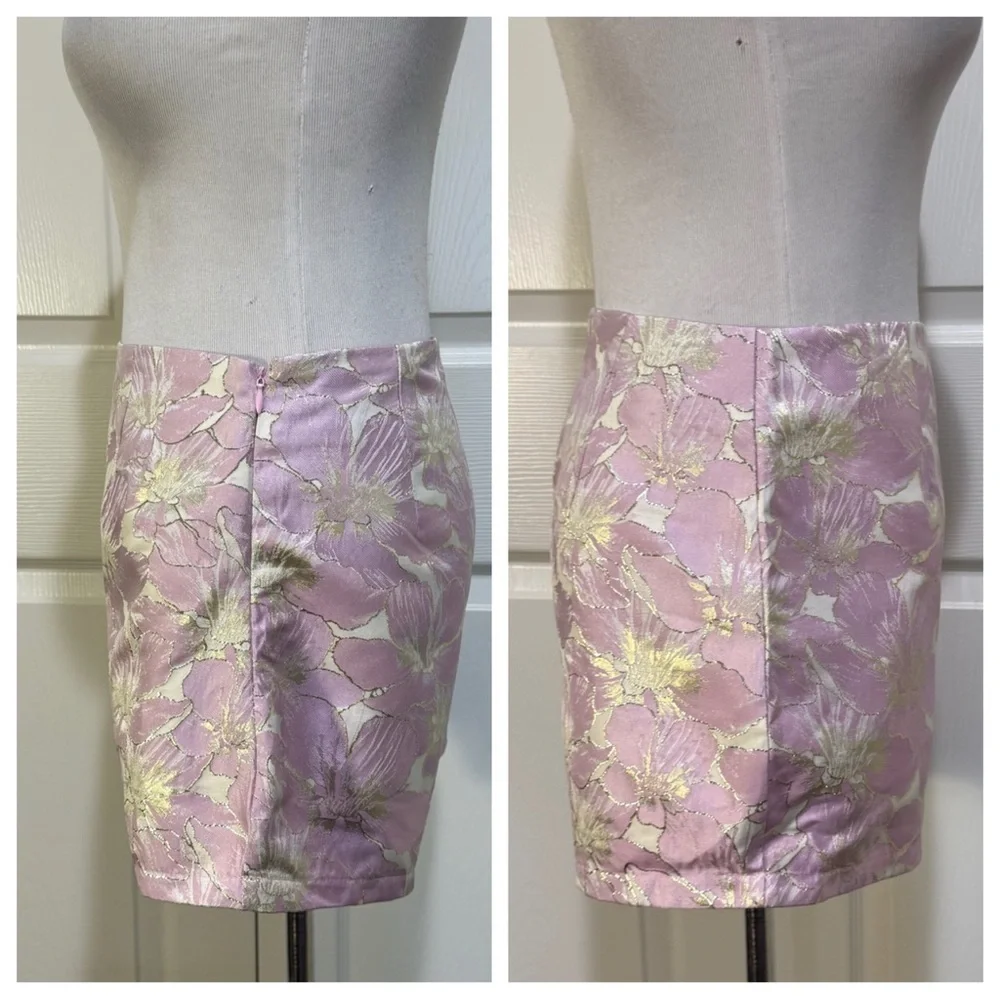NWT! Fashion Nova Metallic Brocade Blazer/Shorts Suit